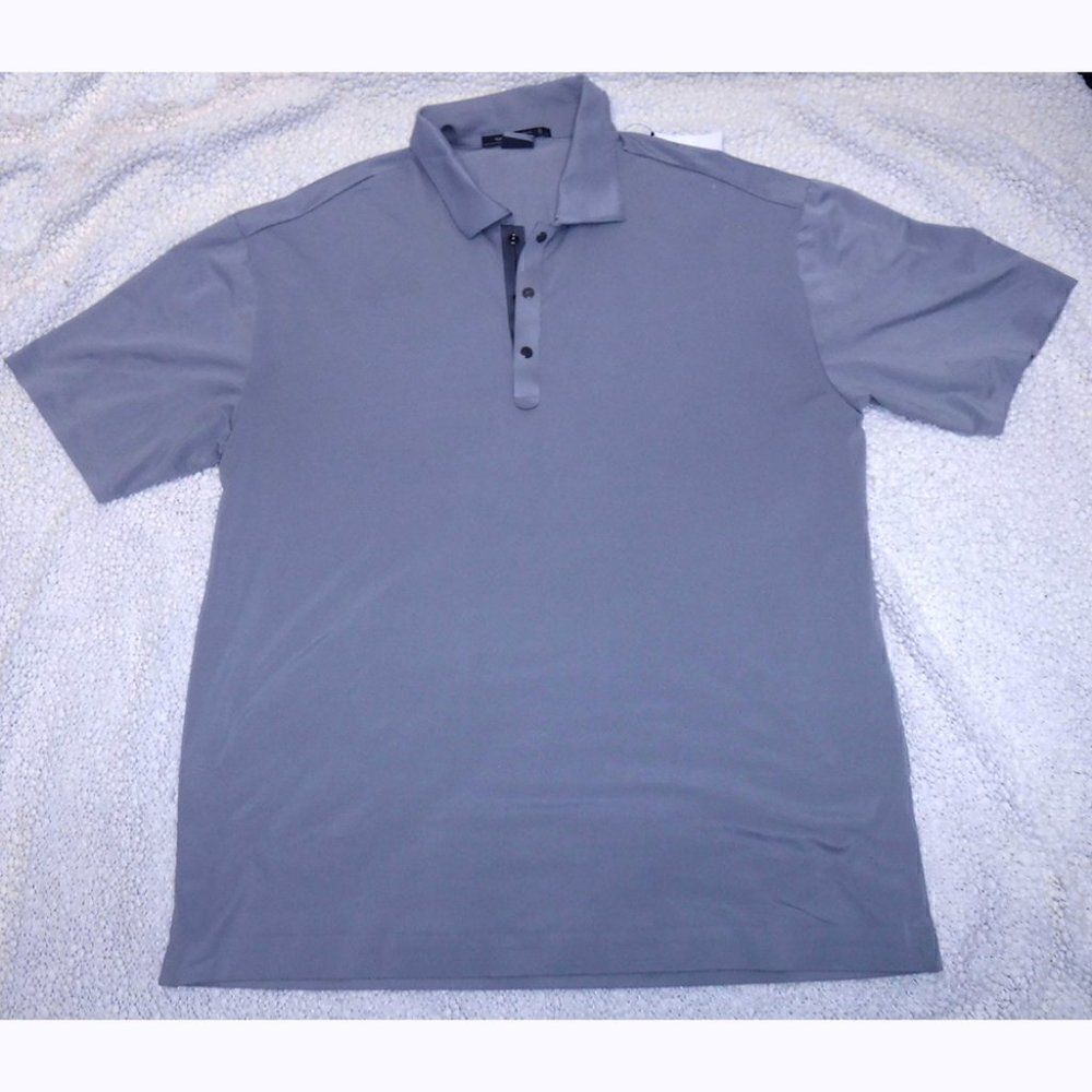 Nike Tiger Woods gray golf polo